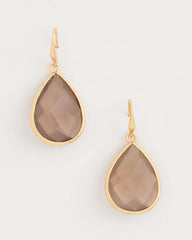 Neutral Neutral Teardrop Earrings