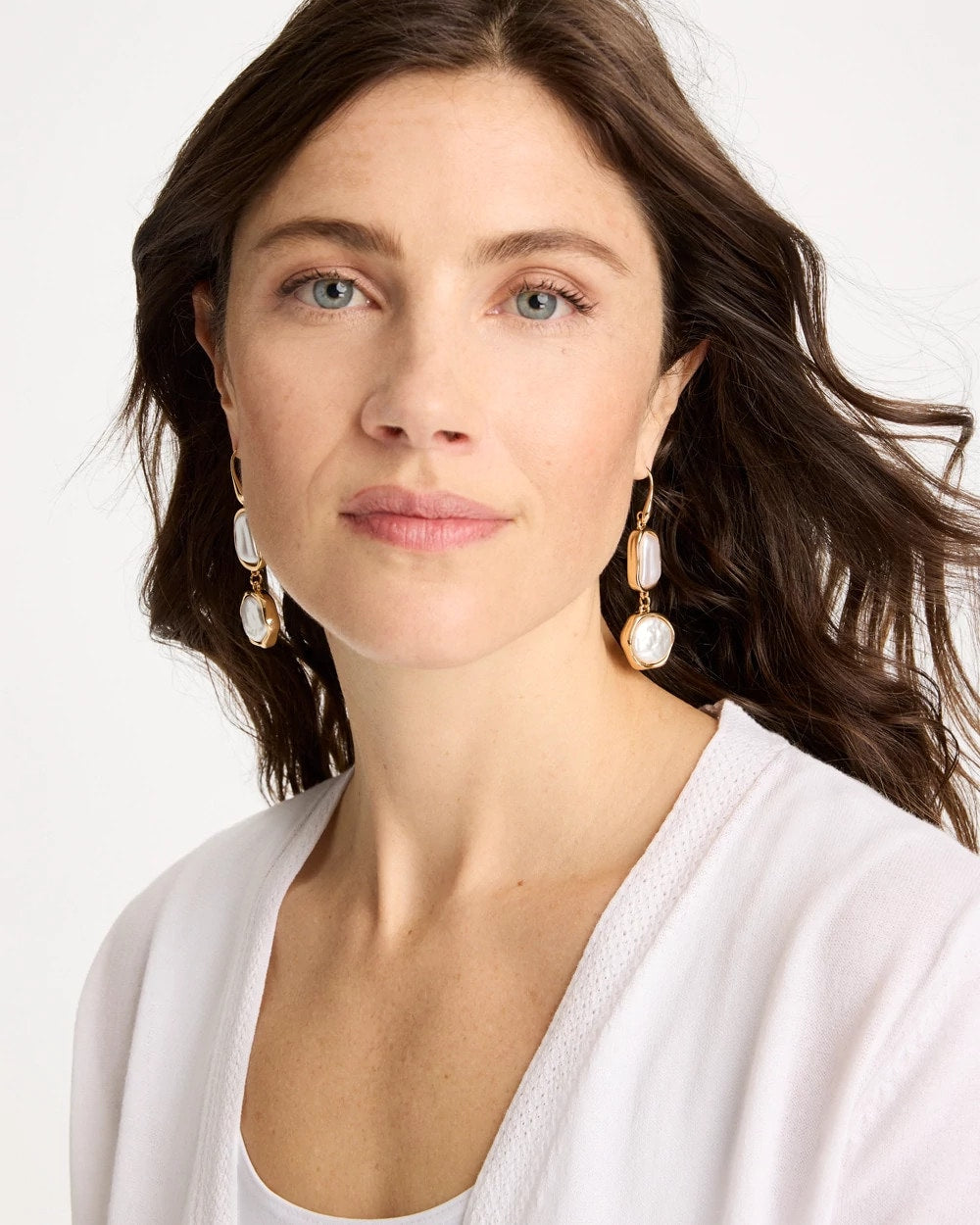Pearl Siren Faux Pearl Drop Earrings