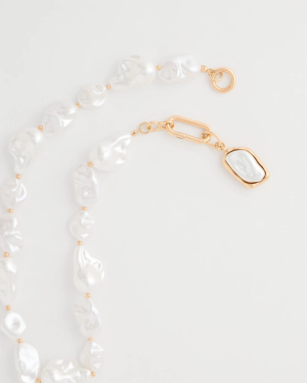 Pearl Siren Faux Pearl Y-Necklace