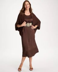 Deep Brown Knit Cocoon