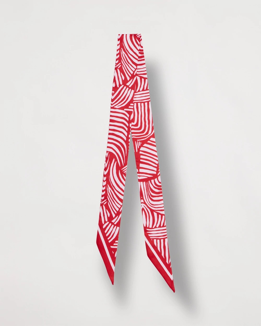 Cherry Lush Printed Skinny Scarf