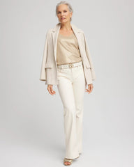 Champagne Foiled Microfiber Tank