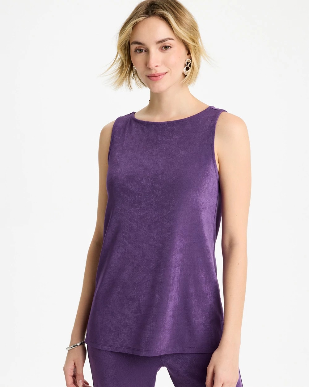 Rich Amethyst Travelers™ Side-Slit Tank