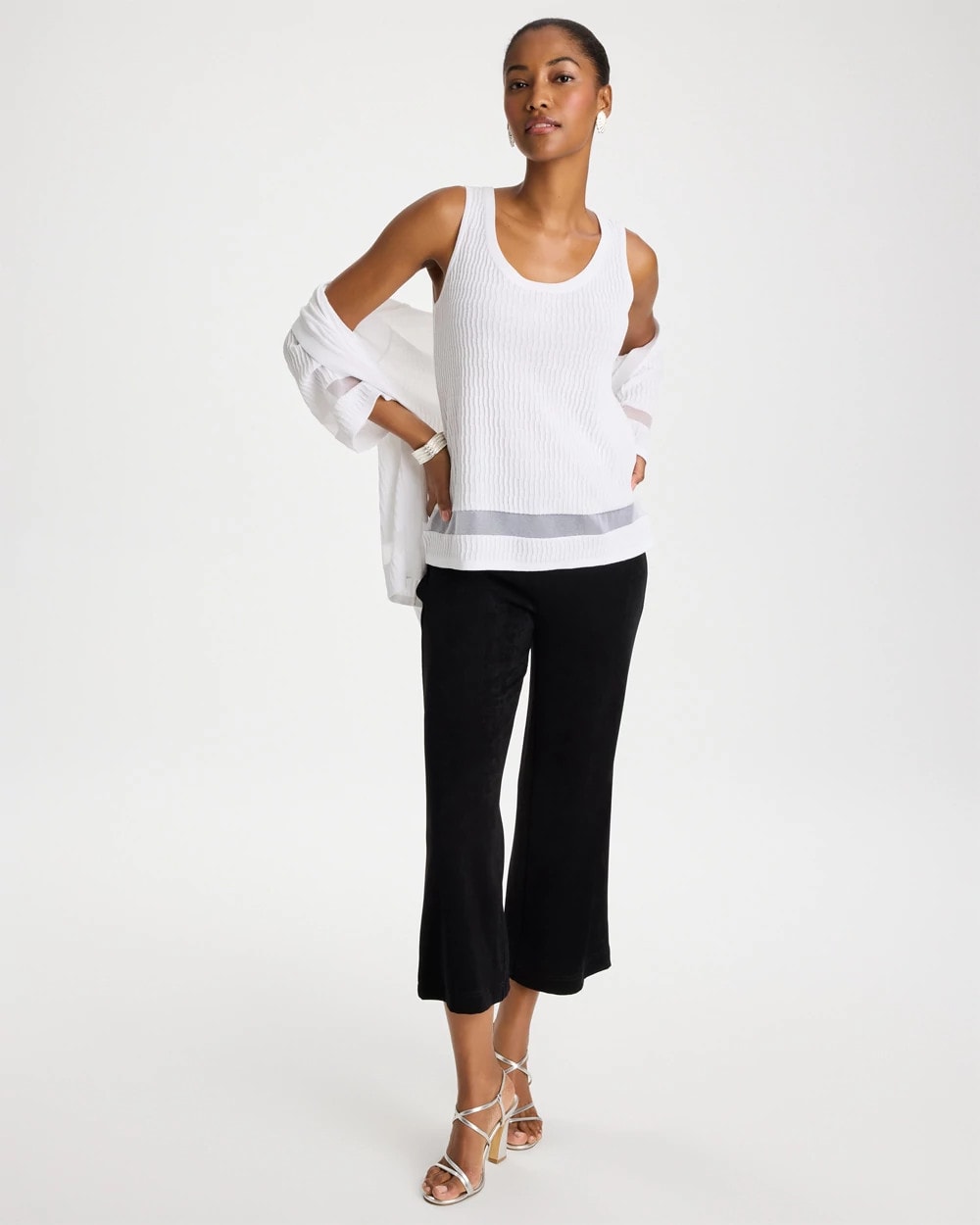 Travelers Winter Drift Travelers™ Sheer Stripe Tank