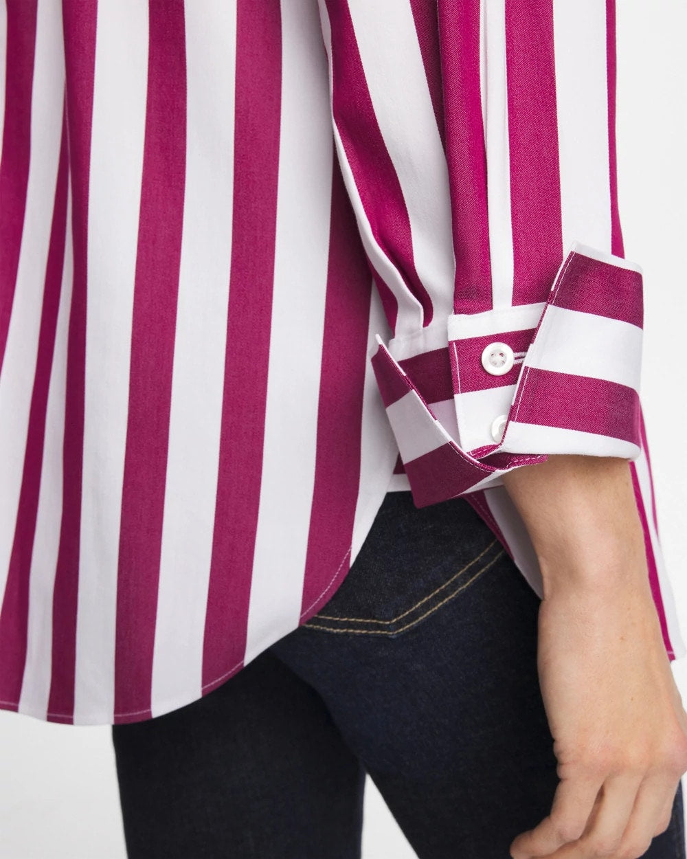 Gladiolus No Iron™ Stretch Striped Shirt
