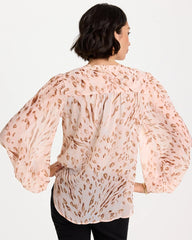 Sweet Blossom Georgette Soft Spots Blouse