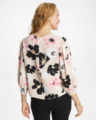 Sweet Blossom Satin Blossom Burst Top