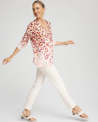 Multi Ombré Printed V-Neck Cardigan