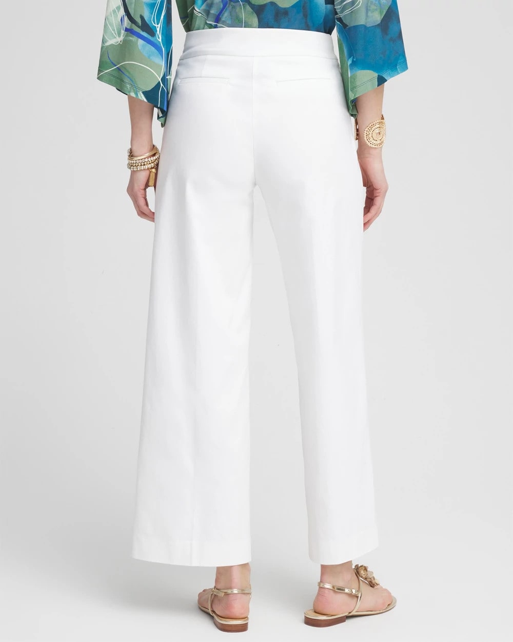 Alabaster Petite Brigitte Wide Leg Cropped Pants