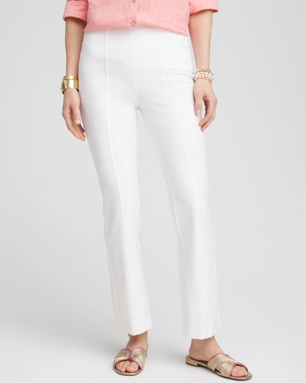 Alabaster Lightweight Juliet Flared Ankle Pants
