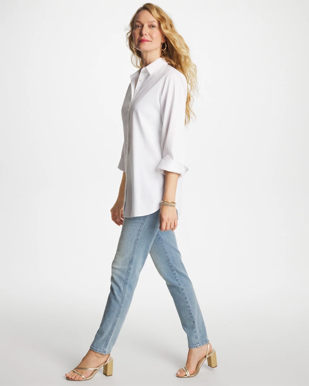 Printemps Indigo Pull-On Slim Ankle Jeggings