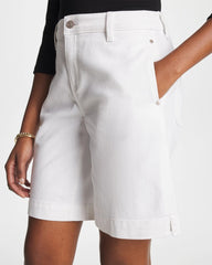 Alabaster Denim Trouser Shorts