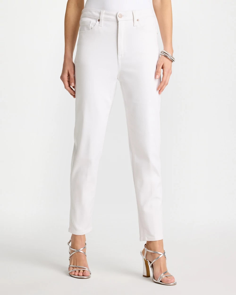 Alabaster Skinny Ankle Jeans