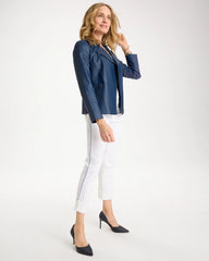 Alabaster Girlfriend Roll Cuff Crop Jeans
