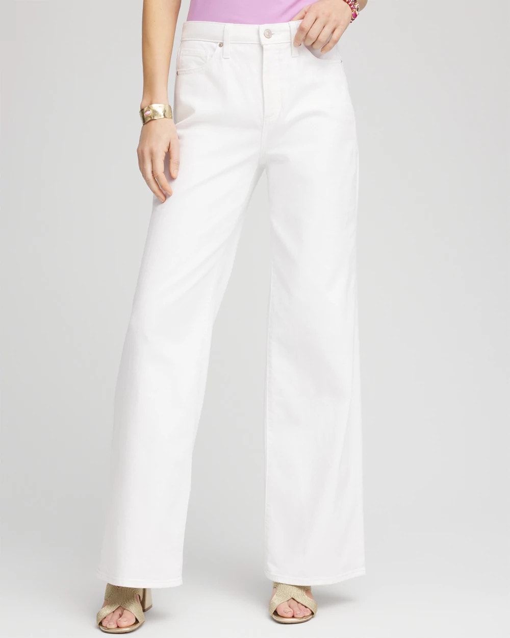 Alabaster So Slimming® High-Rise Wide-Leg Jeans
