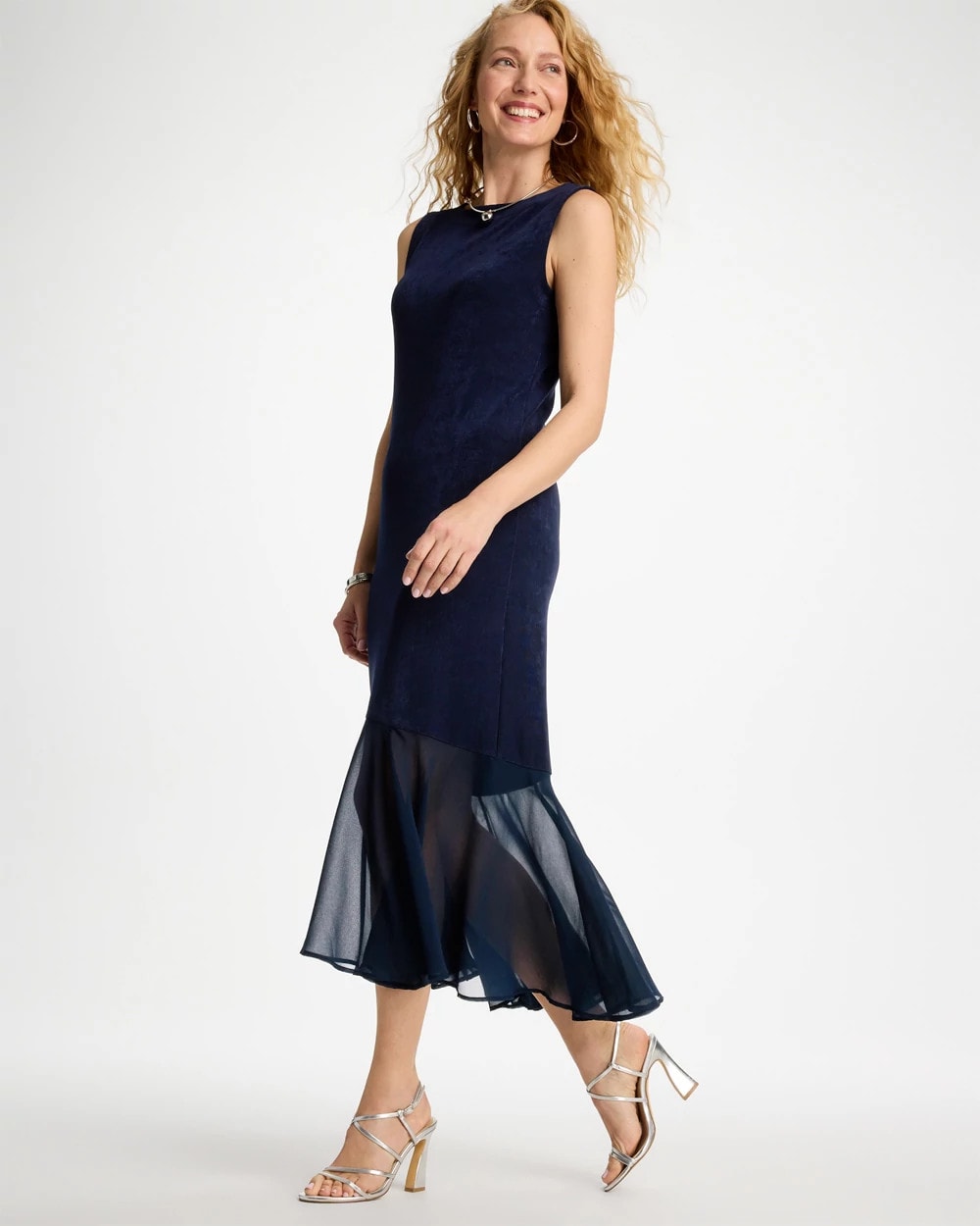 Travelers India Ink Travelers™ Chiffon Hem Dress