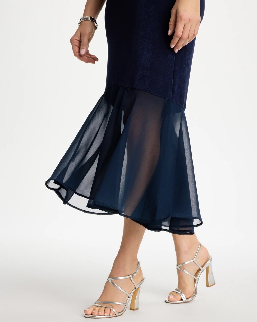 Travelers India Ink Travelers™ Chiffon Hem Dress