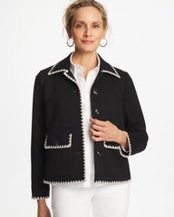Black Knit Shacket