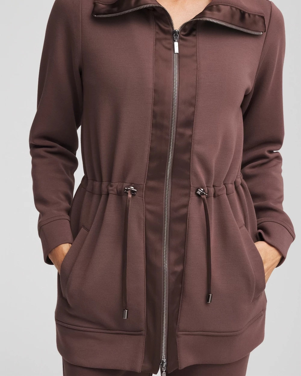 Espresso Zenergy® Cinch-Waist Jacket