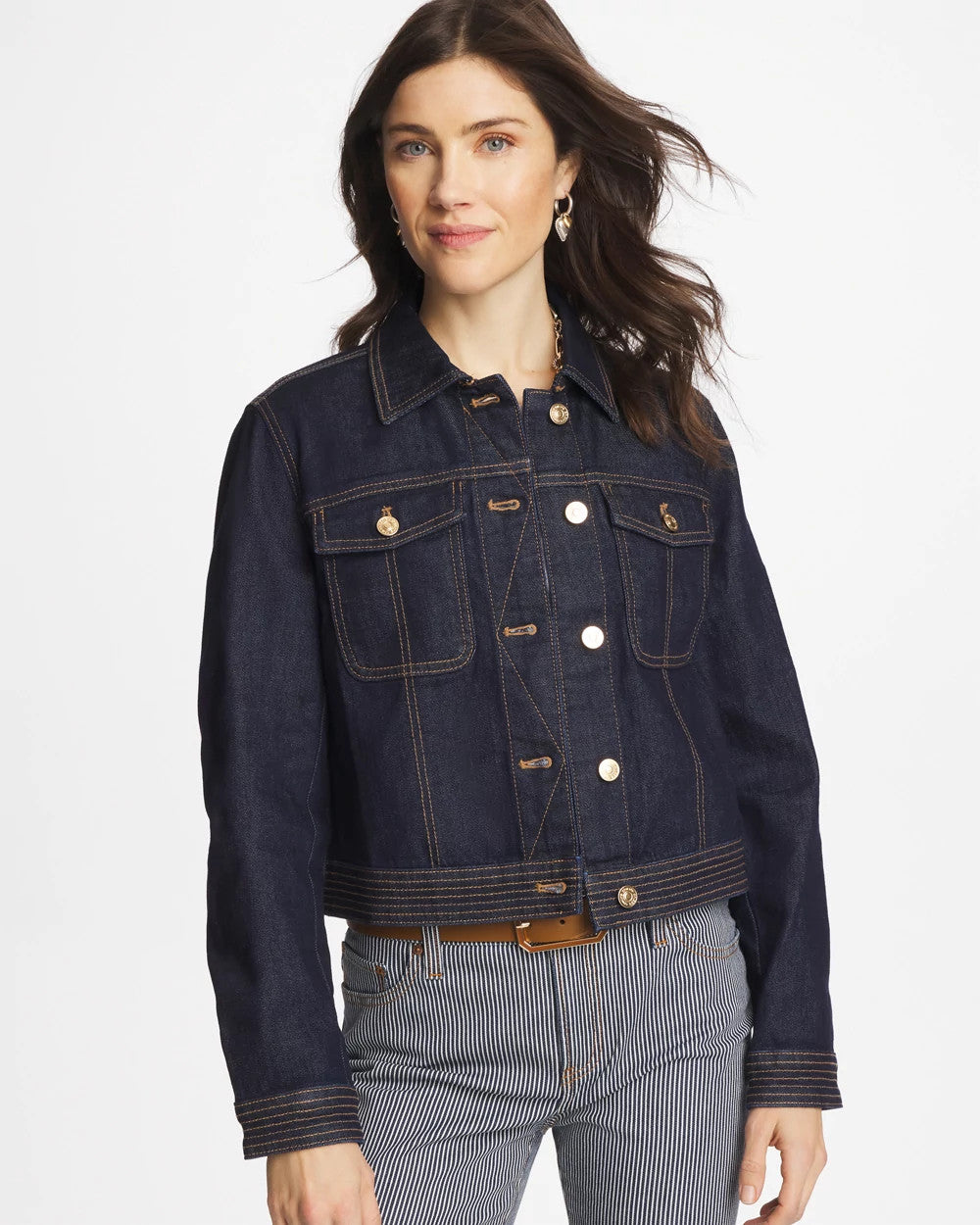 Cedar Rinse Denim Trucker Jacket