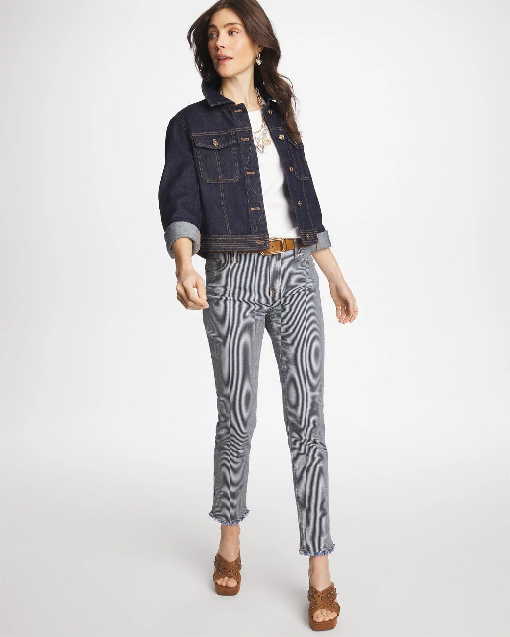 Cedar Rinse Denim Trucker Jacket