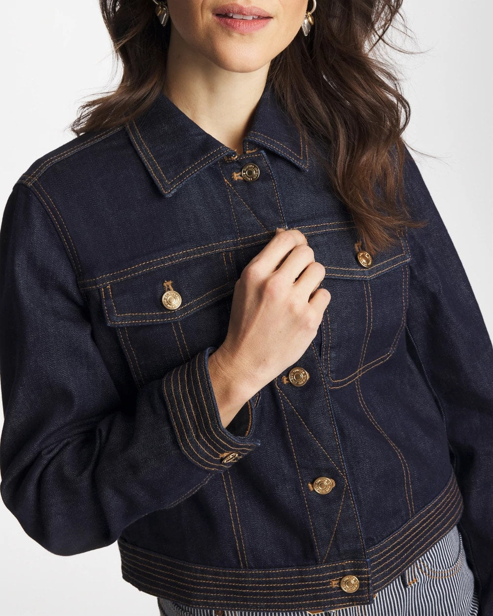 Cedar Rinse Denim Trucker Jacket