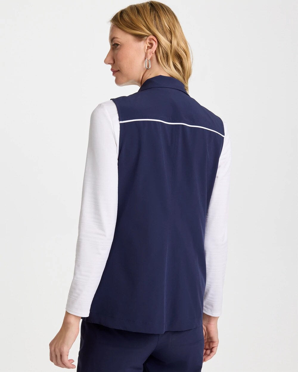 Passport Blue Zenergy® UPF Full Snap Vest