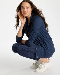 Passport Blue Zenergy® Cloud Mockneck Jacket