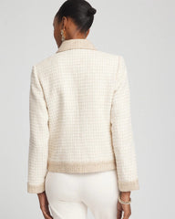Neutral Tonal Neutral Tweed Jacket