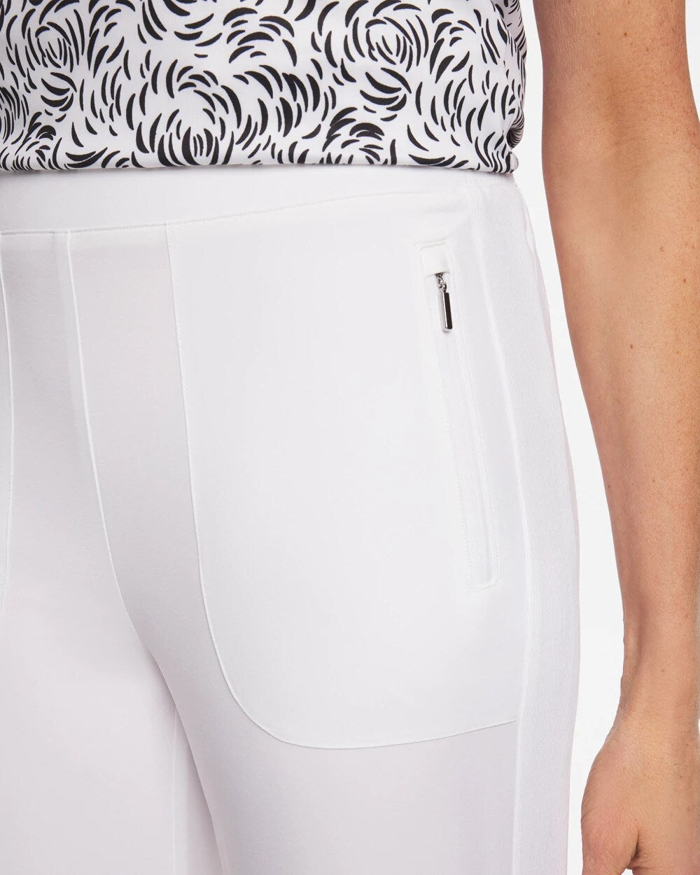 Alabaster Zenergy® UPF Rib Mix Cropped Pants