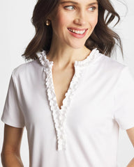Alabaster Zenergy® UPF Ruffle Polo