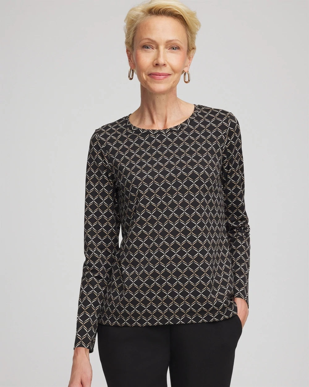 Black Zenergy® Weave Top