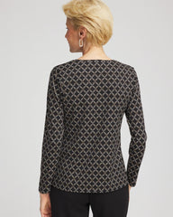 Black Zenergy® Weave Top