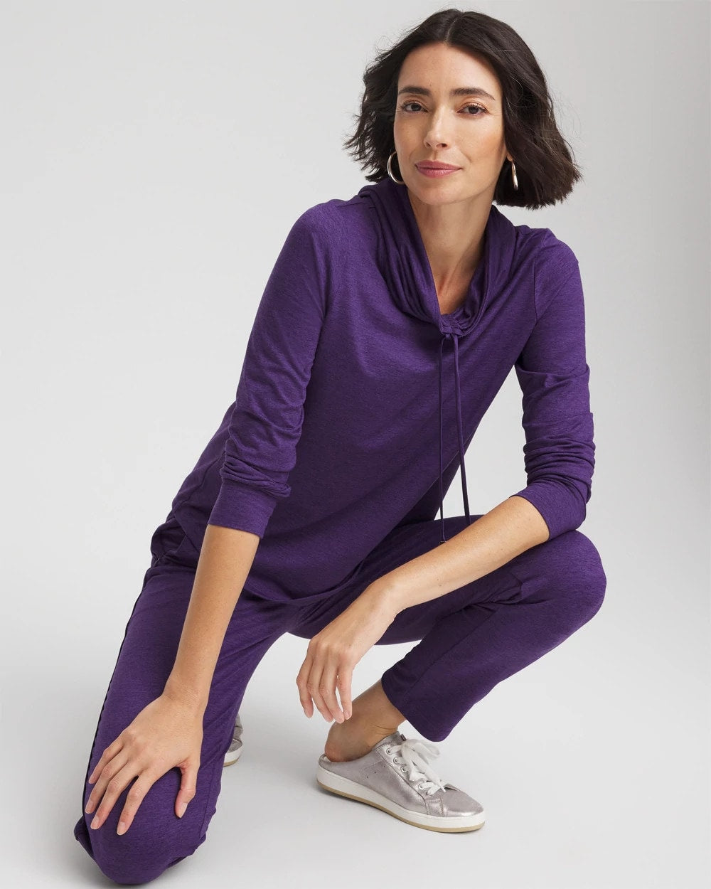 Purple Elixir Zenergy® Cloud Cowlneck Top