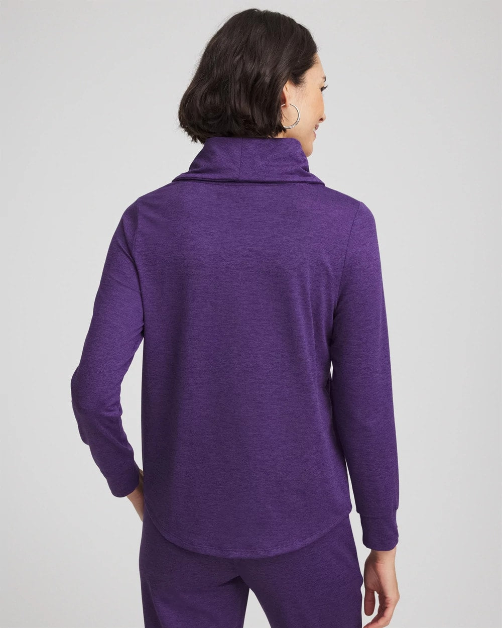 Purple Elixir Zenergy® Cloud Cowlneck Top