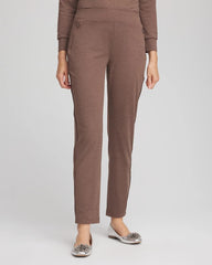 Walnut Zenergy® Cloud Satin Trim Pants