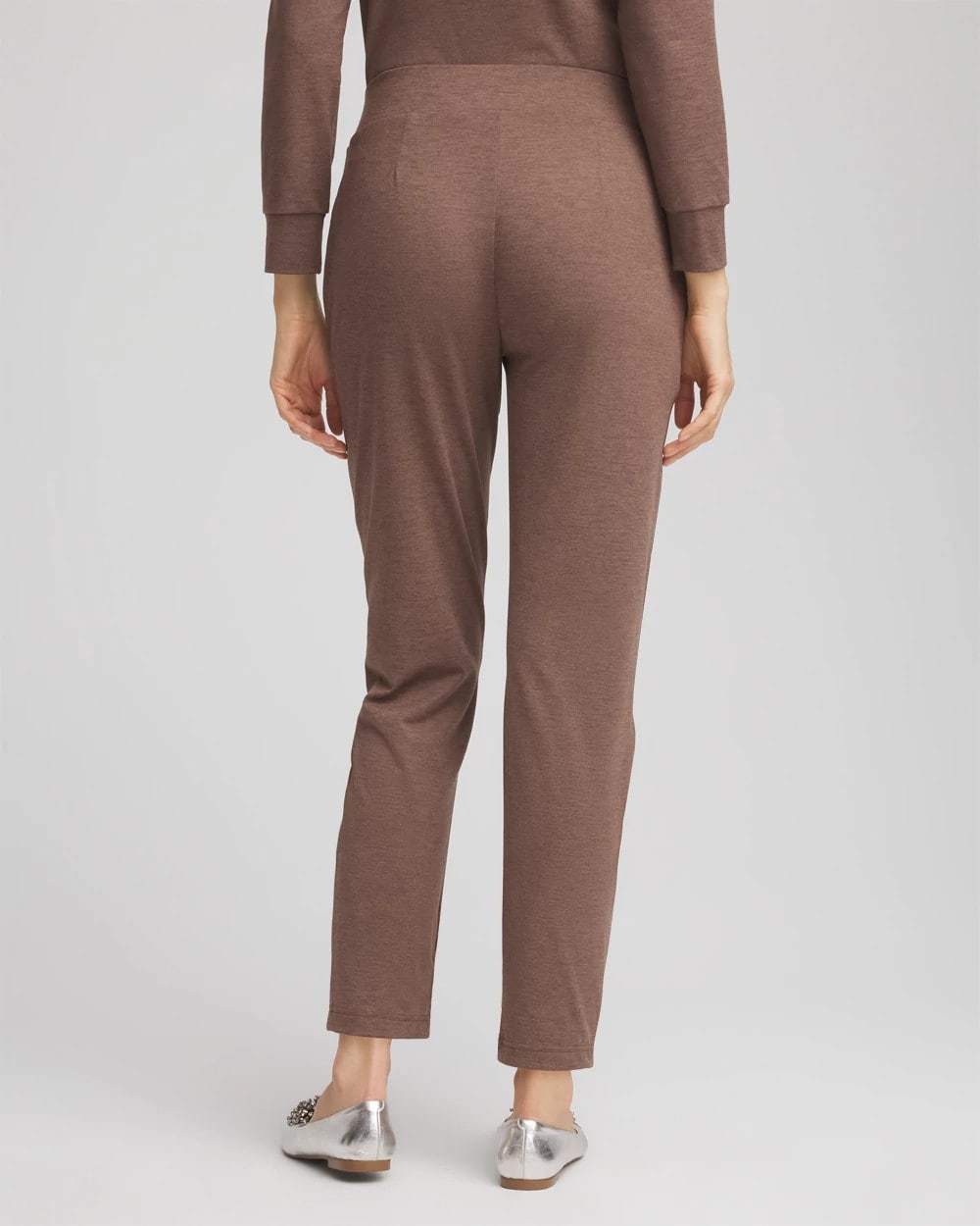 Walnut Zenergy® Cloud Satin Trim Pants