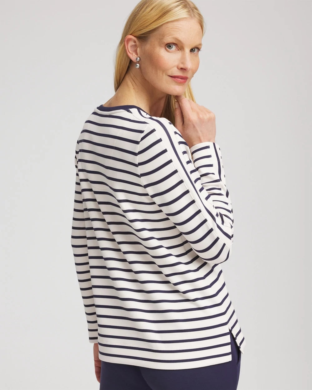 Passport Blue Zenergy® Soft Striped Top
