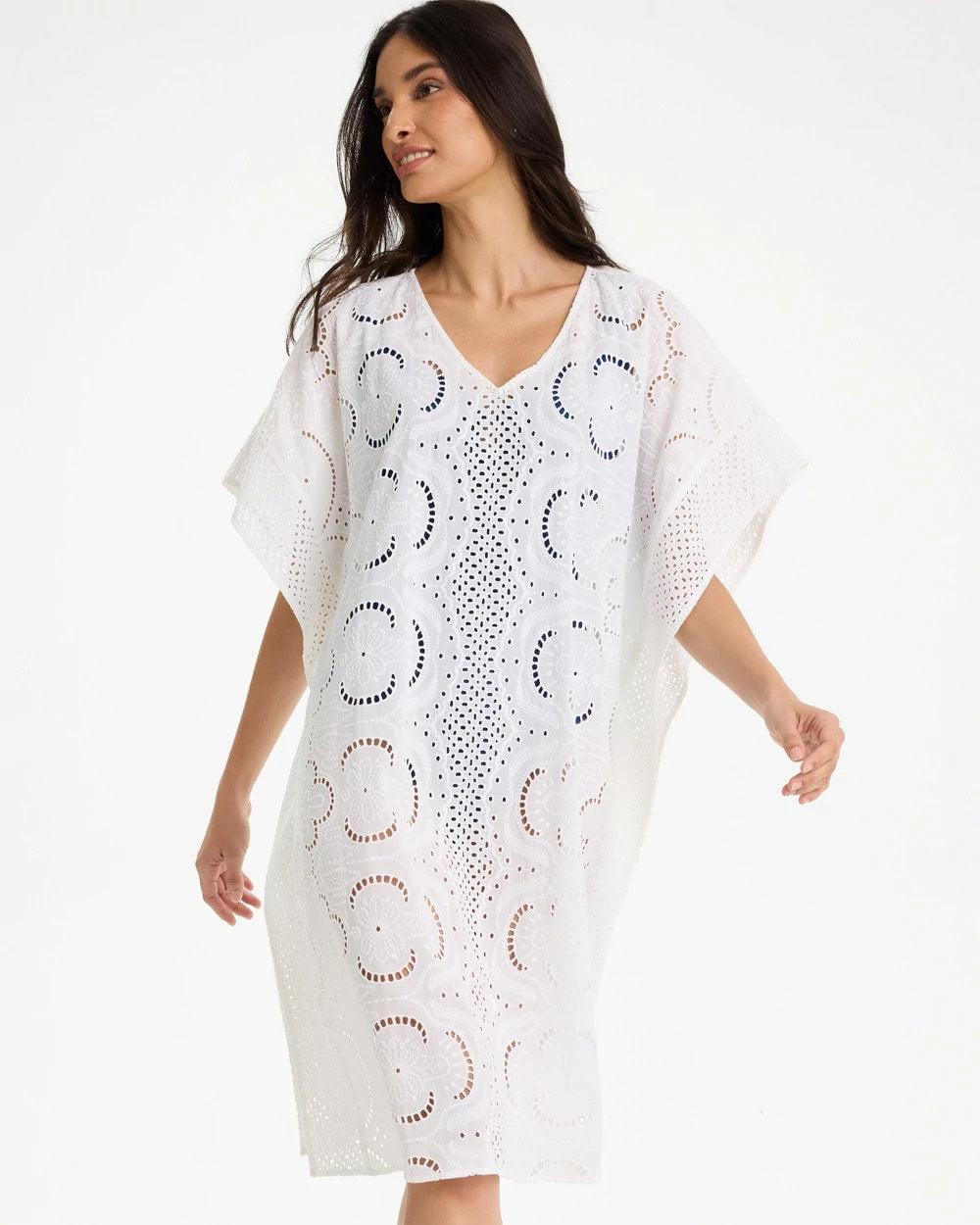 Alabaster Woven Long Swim Cover-Up