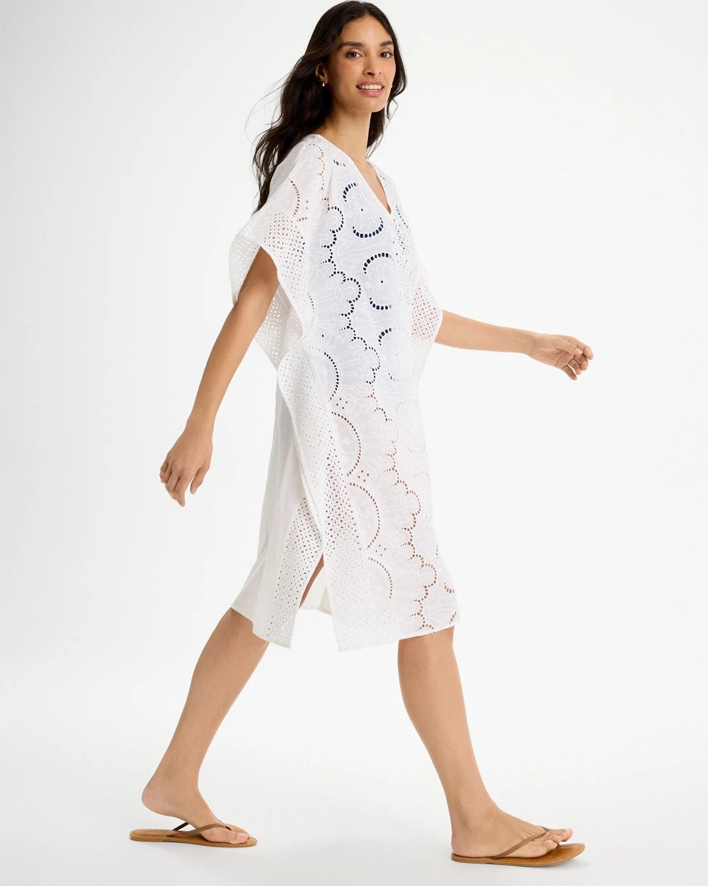 Alabaster Woven Long Swim Cover-Up