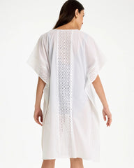 Alabaster Woven Long Swim Cover-Up