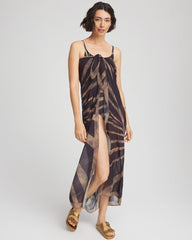 Black/Brown Gottex Desert Queen Pareo