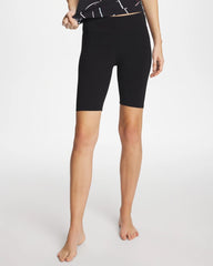 Black Gottex Basic Solid High Waist Shorts