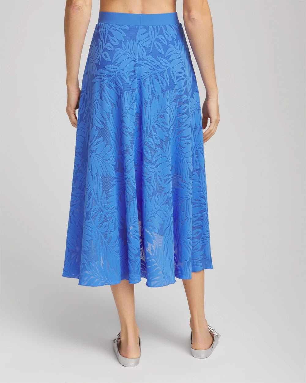 Light Blue Gottex Skyfall Lace Long Skirt