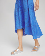 Light Blue Gottex Skyfall Lace Long Skirt