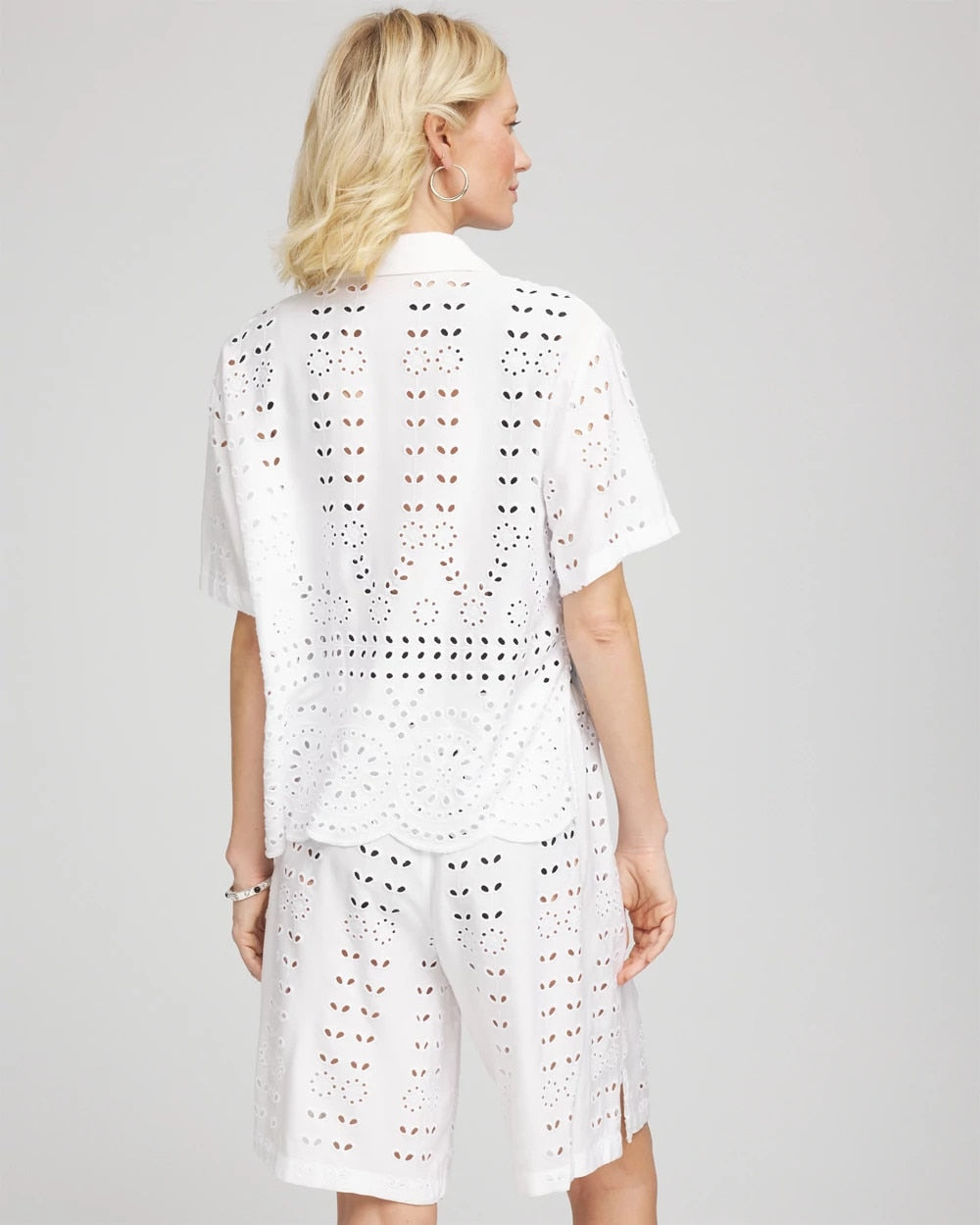 Alabaster Swimsuit Cover-Up Short and Shirt Set
