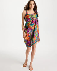 Multi Print Magicsuit® Cactus Flower Pareo