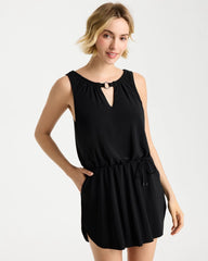 Black Magicsuit® Effie Solid Swim Dress