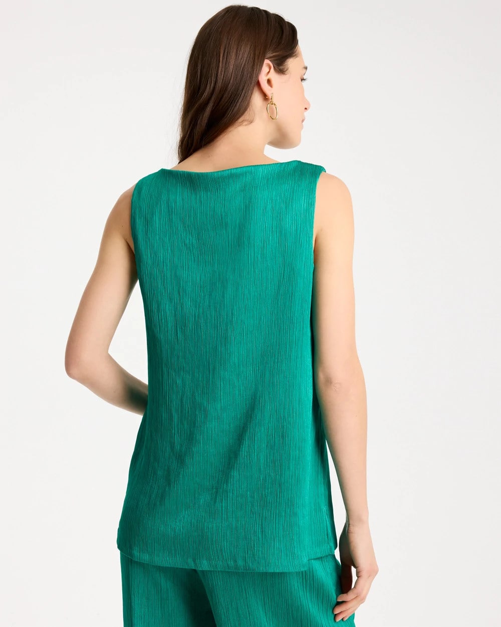 Topanga Green Travelers™ Crinkle Textured Tank