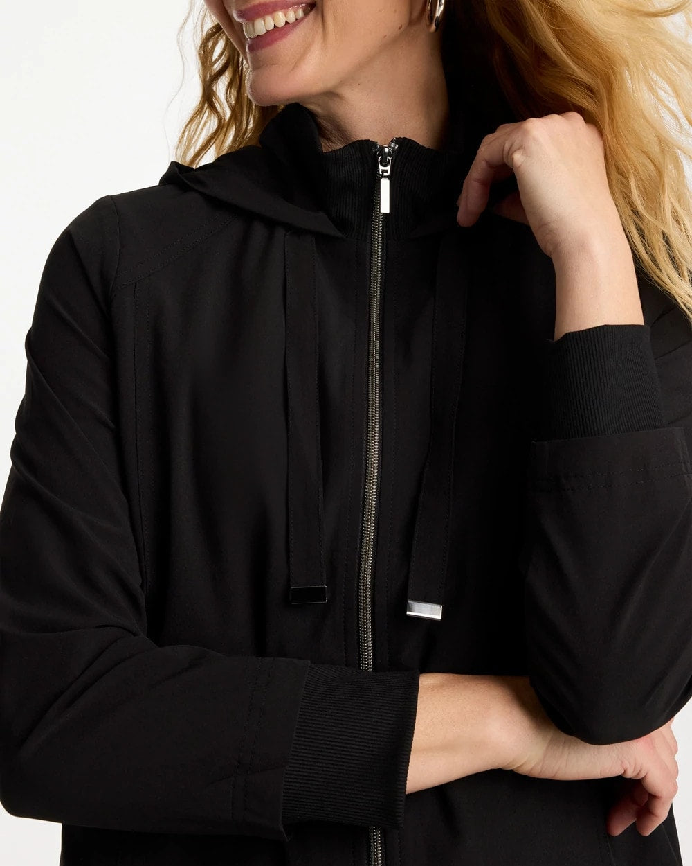 Black Zenergy® UPF Rib Mix Jacket